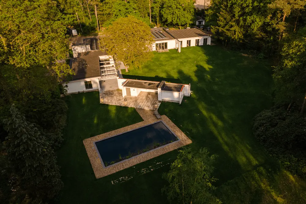 Vue aérienne du domaine Renaissance Institute